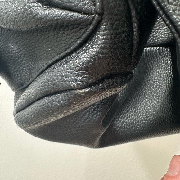 Black Topshop Faux-leather backpack purse vegan diaper bag bag main image 7